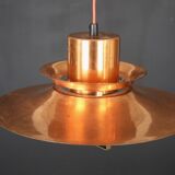 Scandinavian midcentury Design Lamp by Vitrika | solid copper black style | 1960s | Scandinavian