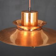 Scandinavian midcentury Design Lamp by Vitrika | solid copper black style | 1960s | Scandinavian