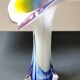 Vase design Fleur Arum. In blown art glass, Murano style. 21 cm.