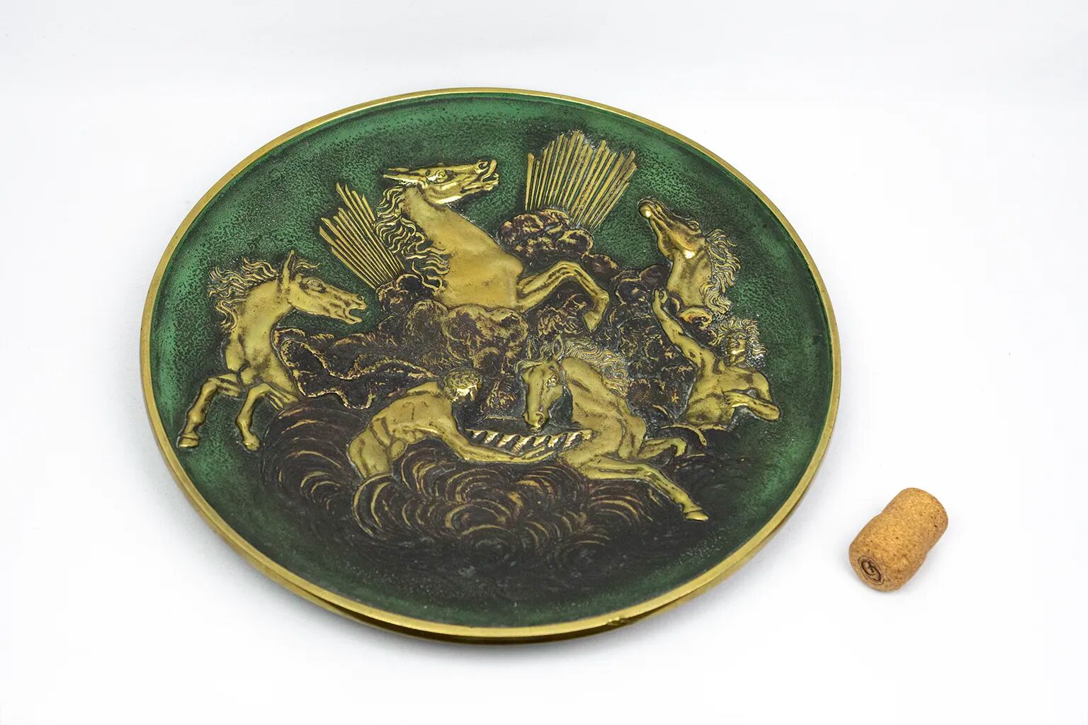 Large bronze bowl "Horses of Apollo" — Max Le Verrier - 1930s