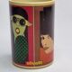 Pot à crayons vintage années 80, pop art, Olivetti