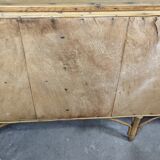 Enfilade en rotin design vintage