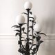 Lampadaire floral vintage design 1970