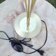 Vintage lamp with 5 branches in gilded brass and opaline – Stilnovo spirit / But