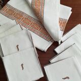 70's tablecloth and napkin set