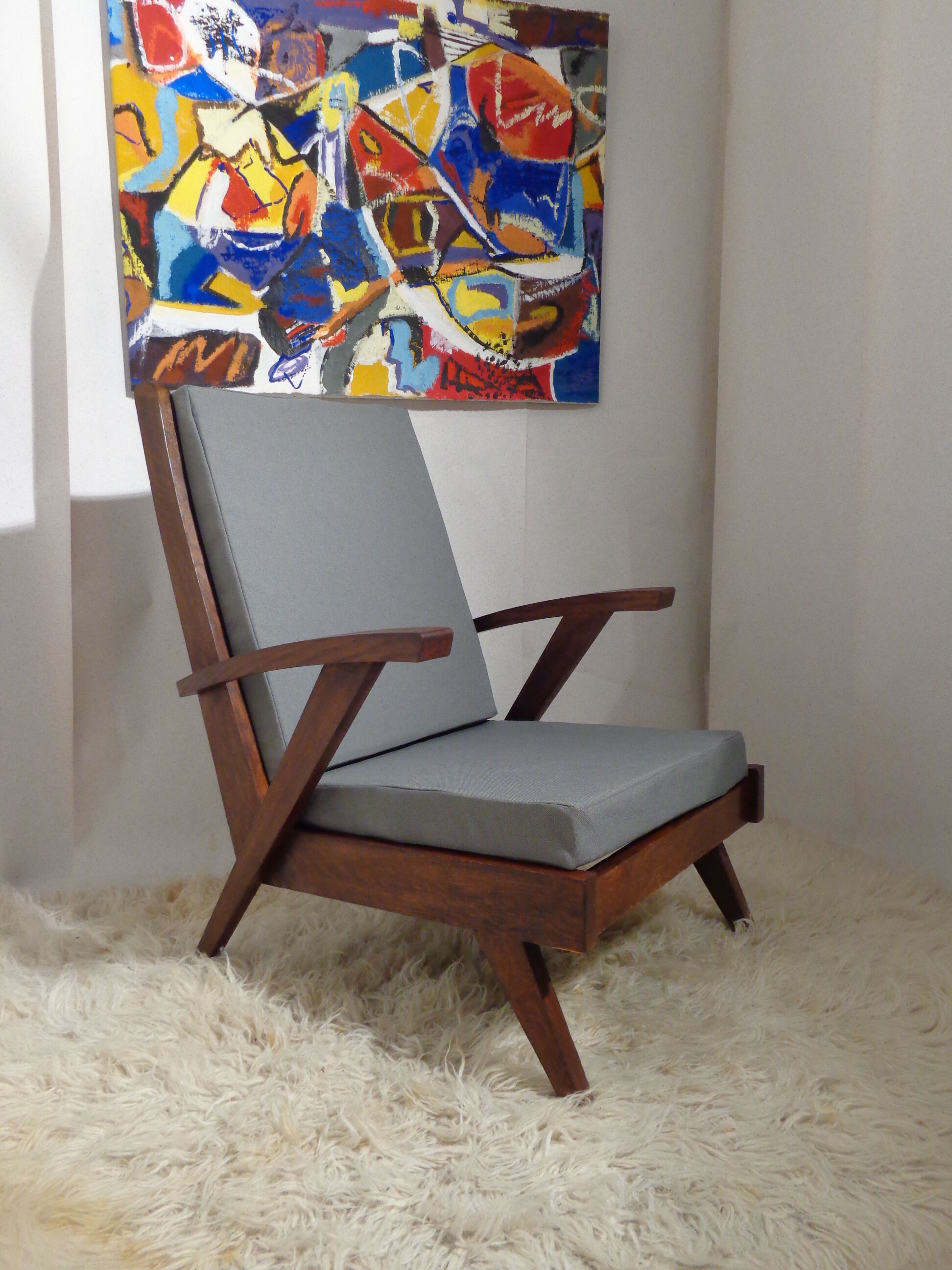 Scandinavian 50s vintage armchair