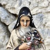 Religious statue of Saint Therese of Lisieux