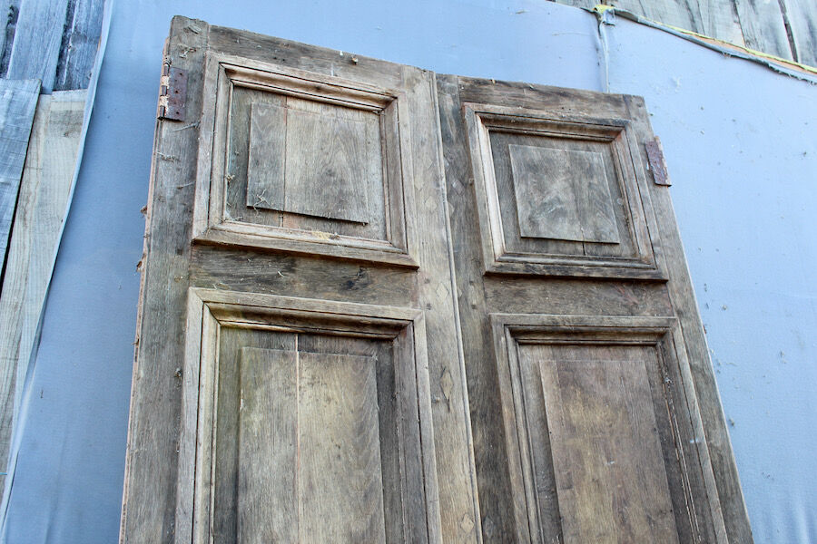 Pair of 19th-century oak doors