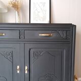Sideboard painted in anthracite gray