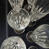 8 antique champagne flutes
