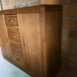 Original and vintage sideboard in solid wood