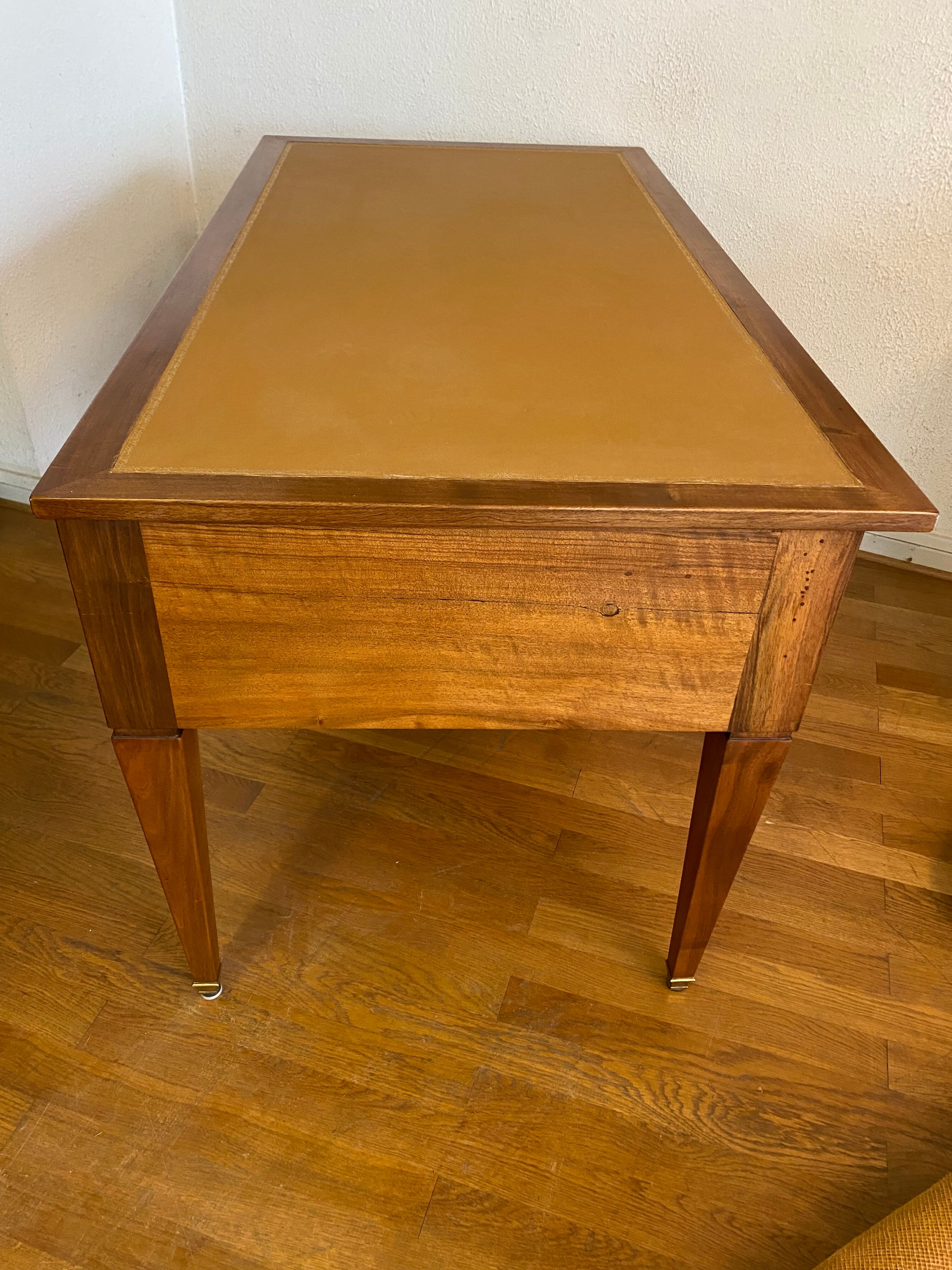 Bureau Louis Philippe en acajou blond