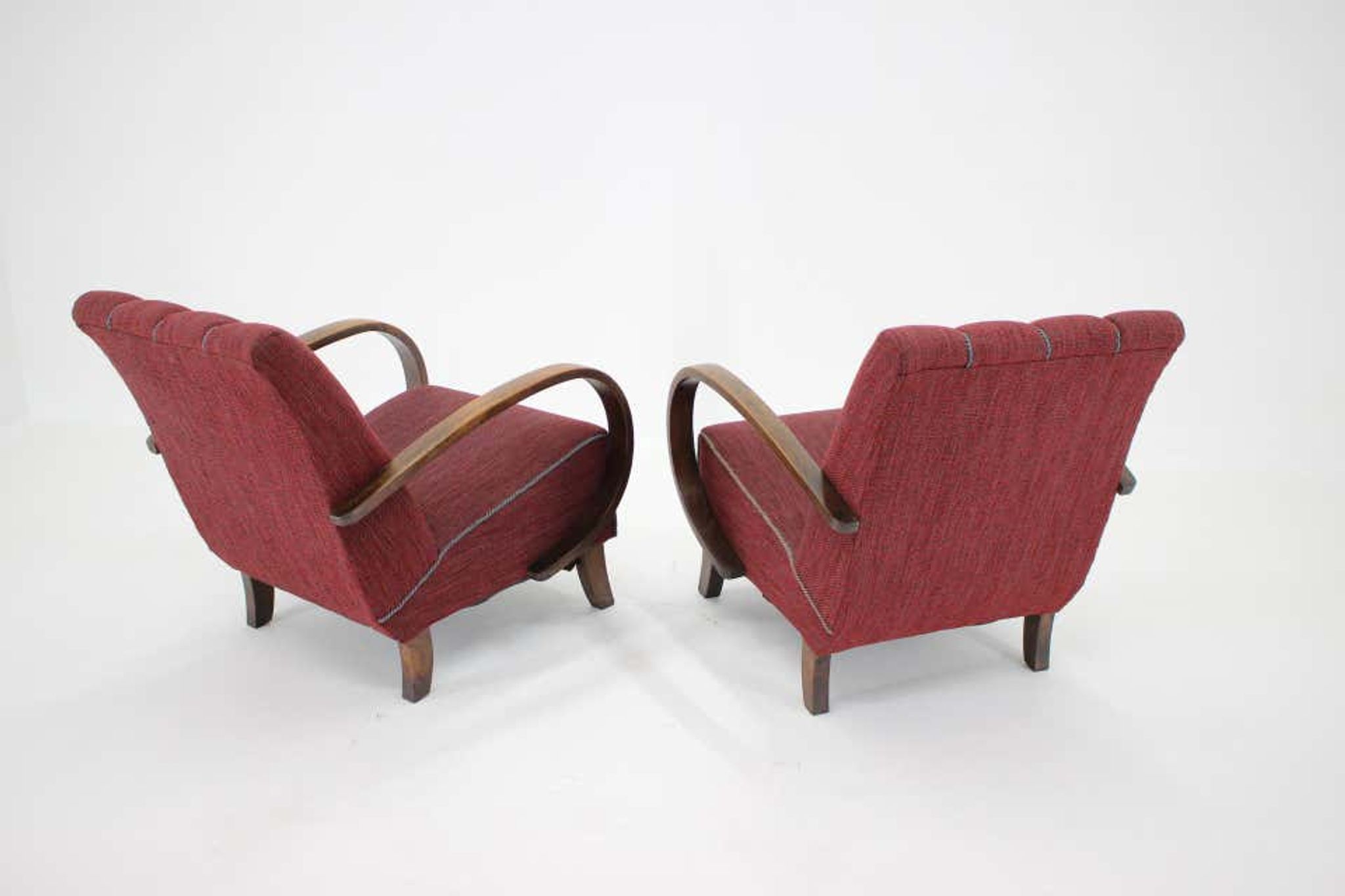 Pair of armchairs Designed by Jindrich Halabala, 1950s