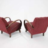 Pair of armchairs Designed by Jindrich Halabala, 1950s