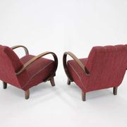 Pair of armchairs Designed by Jindrich Halabala, 1950s
