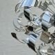Sculptural chrome suspension design