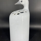 Duck vase by Jacques Molin Faïencerie de Charolles circa 1970