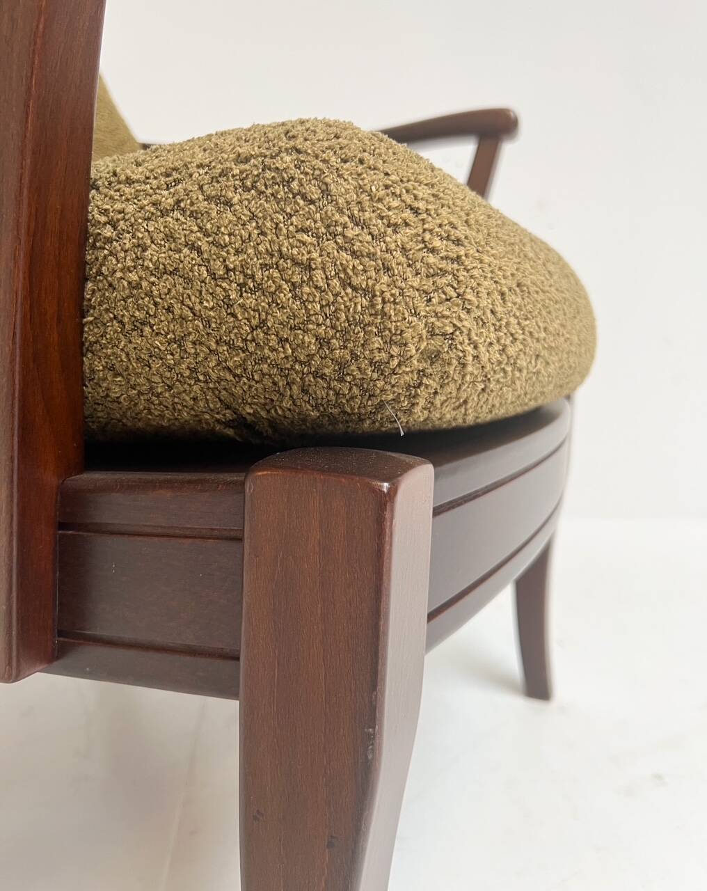 Re-upholstered Swedish arm chair bij Engens Mobelfabrik, 1970s