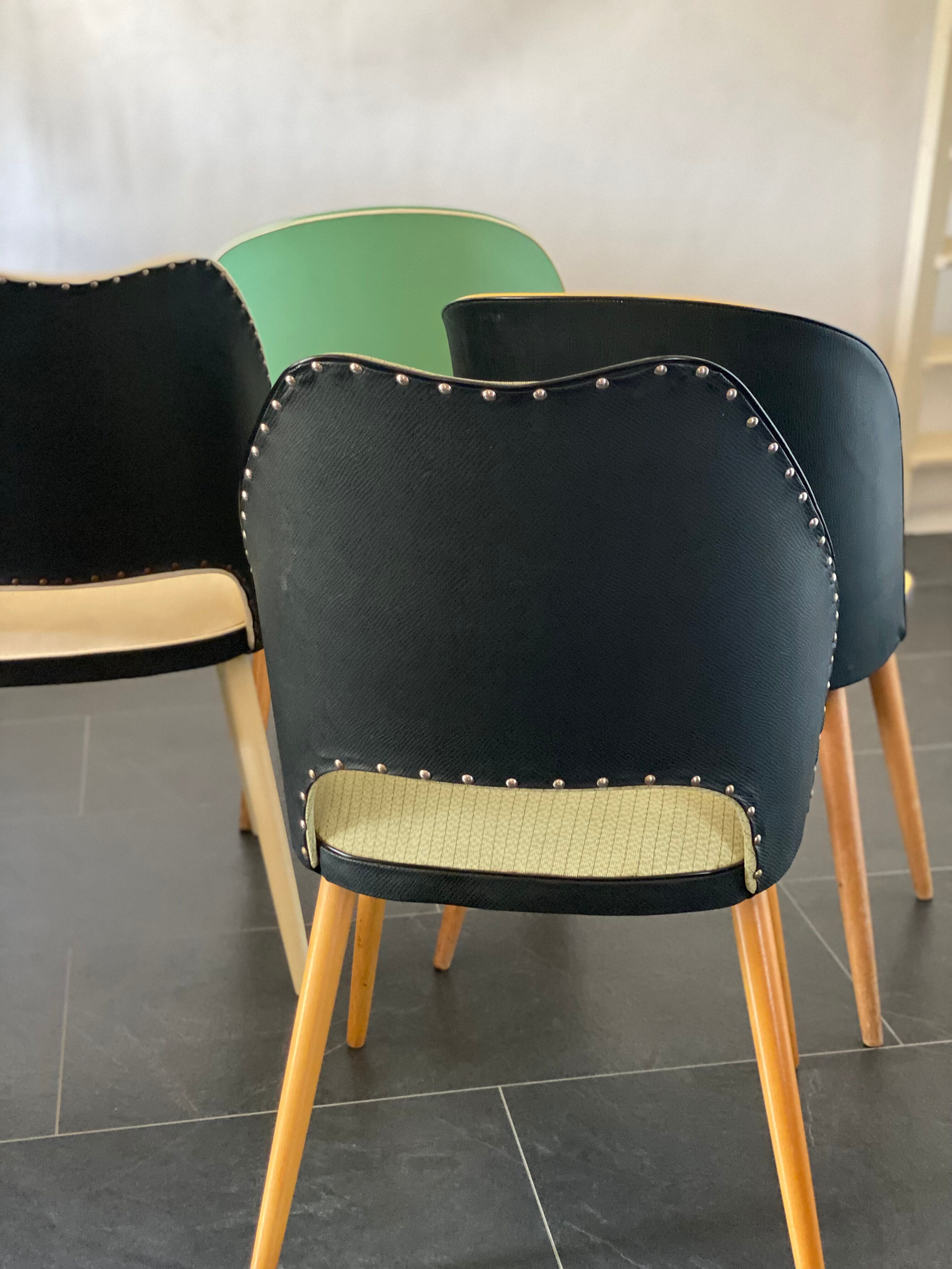 Set of 4 Vintage Dining Chairs