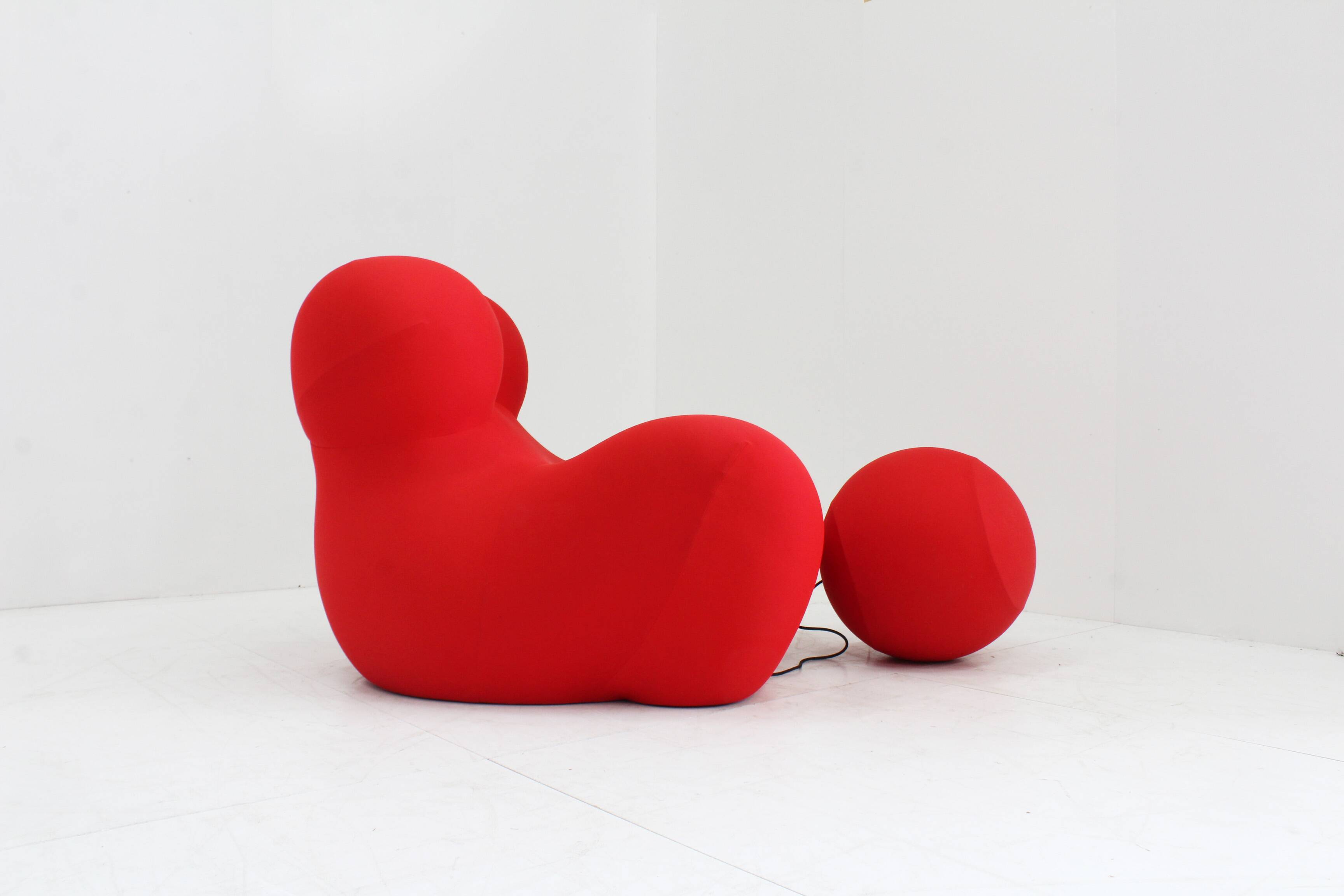 Fauteuil La Mamma Up5 avec ottoman par Gaetano Pesce pour B&B Italia