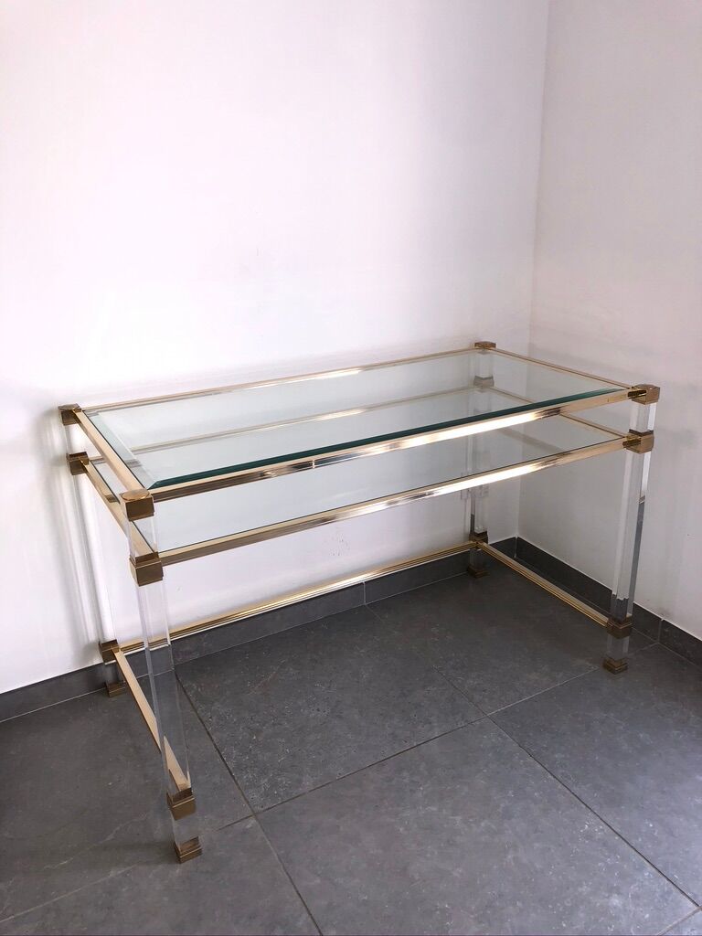 Glass office and altuglas Pierre Vandel