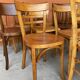 set of 20 mismatched bentwood vintage restaurant bistro chairs