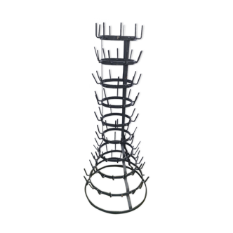 Égouttoir à bouteilles en fer