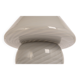 Mushroom table lamp in glass by Peill & Putzler, Germany, 1970s