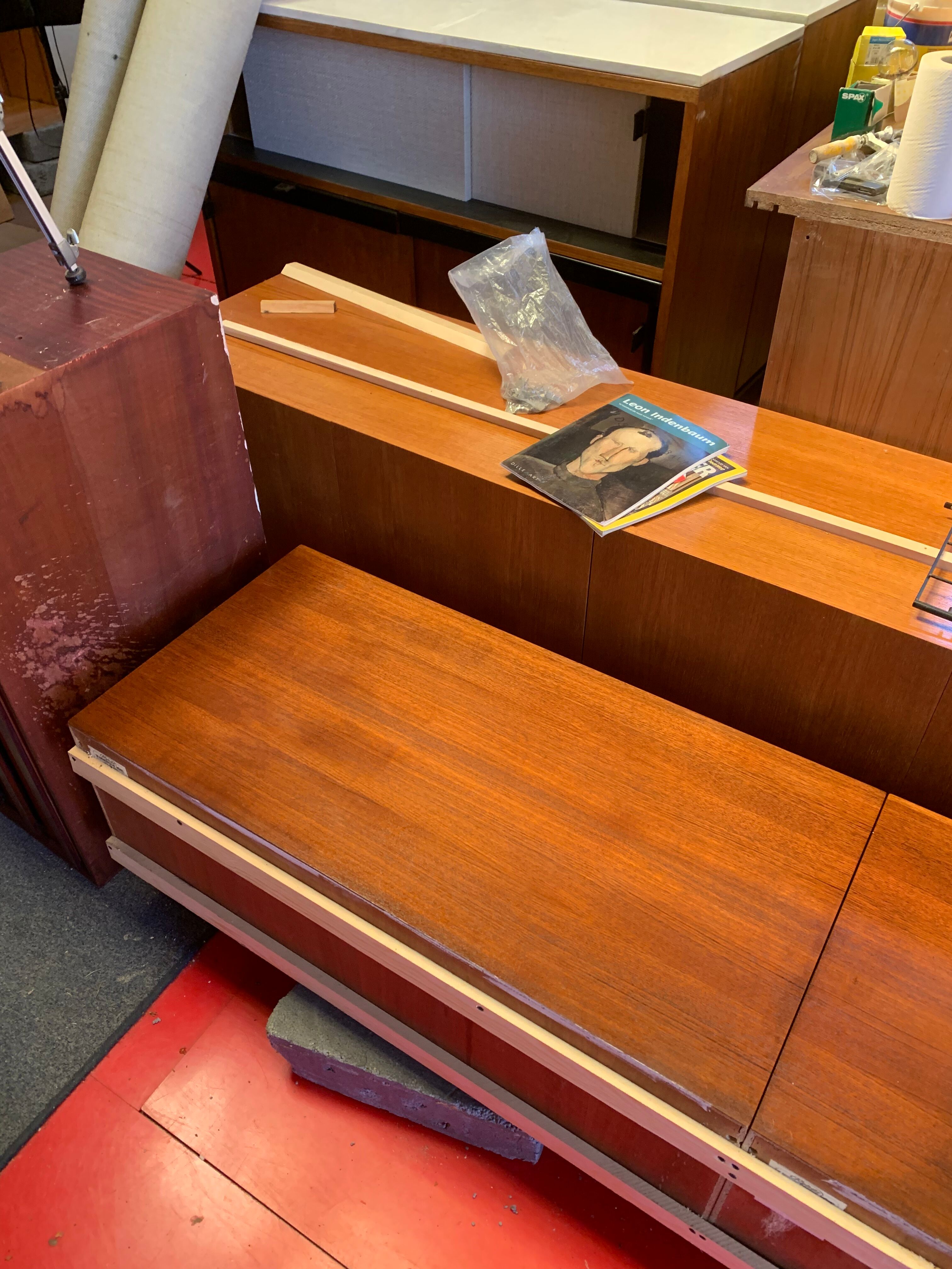 Scandinavian floating sideboard 1960