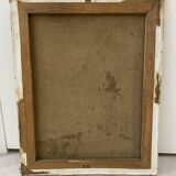 Oil on canvas bouquet of flowers 20th century