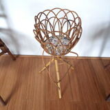 Rattan plant holder