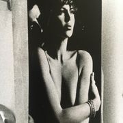 Draw Italy 90s - Female nude in a butcher shop