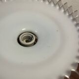 Porcelain wall light with opaline