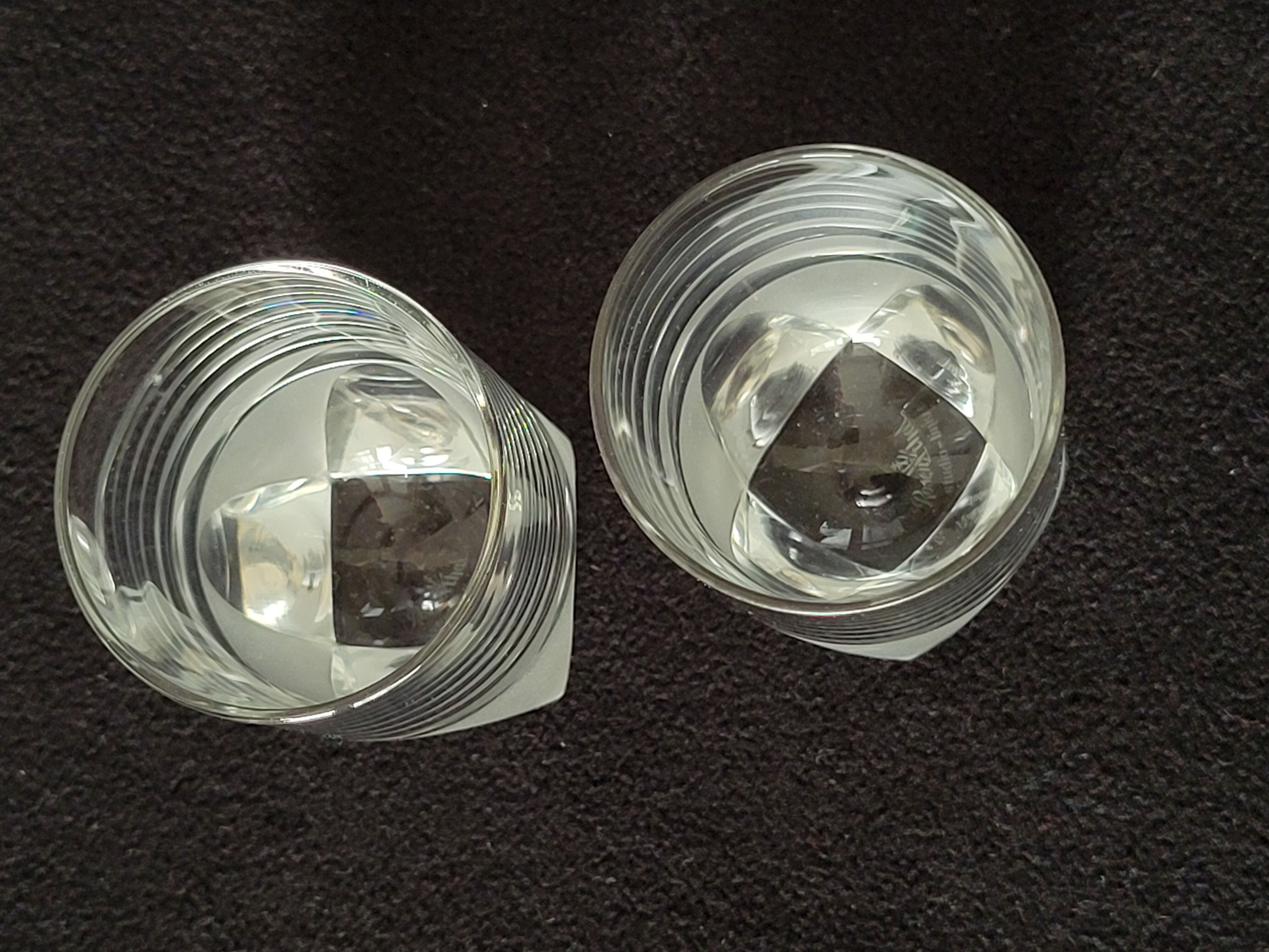 4 Rosenthal crystal whisky glasses + ice bucket + 2 shot glasses