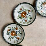 Set of 8 Boch La Louvière soup plates - Argenteuil series