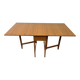 Table à manger à rabats en teck Schreiber des années 1960.