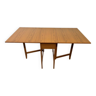 Schreiber Mid-Century teak drop-leaf dining table, 1960s