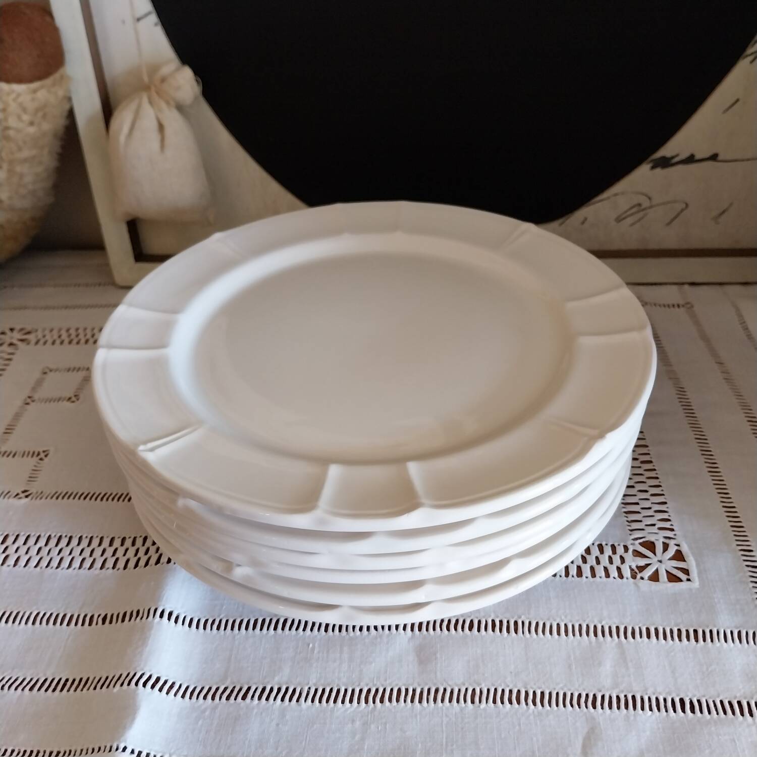 Assiettes à hors d'œuvre en céramique Italiennes