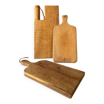 Old wooden cutting boards