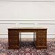 Classic English Desk with Green Inlay