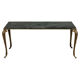 Green marble coffee table 1950's