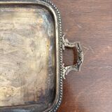 Silver Plated Metal Tray Louis XVI Style 1920 Gordon Hanse Pattern