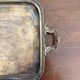 Silver Plated Metal Tray Louis XVI Style 1920 Gordon Hanse Pattern