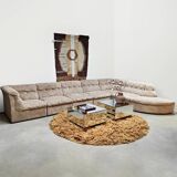 Vintage modular sectional sofa Laauser 'Ivory beige'