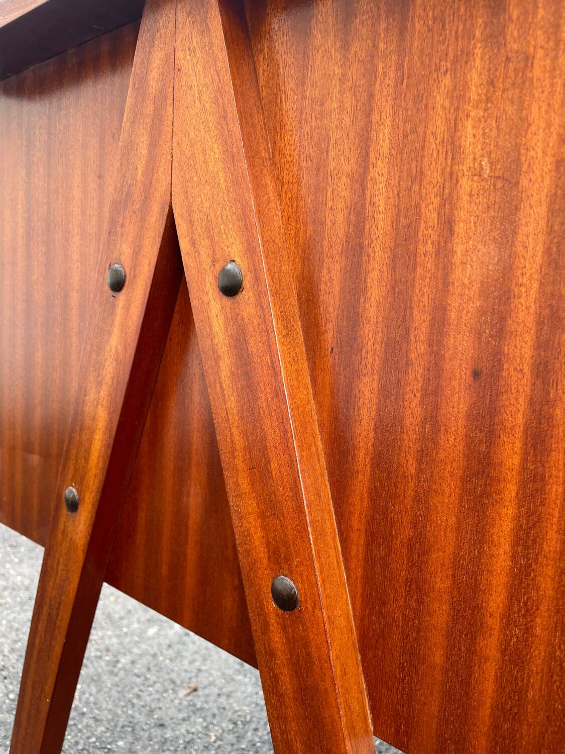 Vintage 1950s 3-drawer desk