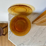 Assiettes à dessert ambrées Vereco