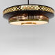Space Age Metal Pendant by LUDIB Bratislava, Czechoslovakia, 1960's