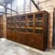 XL vintage industrial display cabinet / laboratory cabinet / cupboard