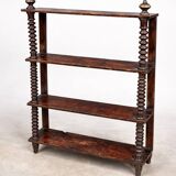 Antique shelf with twisted columns – late 19th century