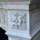 Napoleon III fireplace in Carrara marble